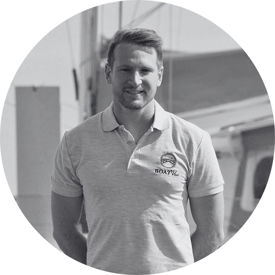 Une photo de Fabien Rubio, fondateur de la société Boatview.